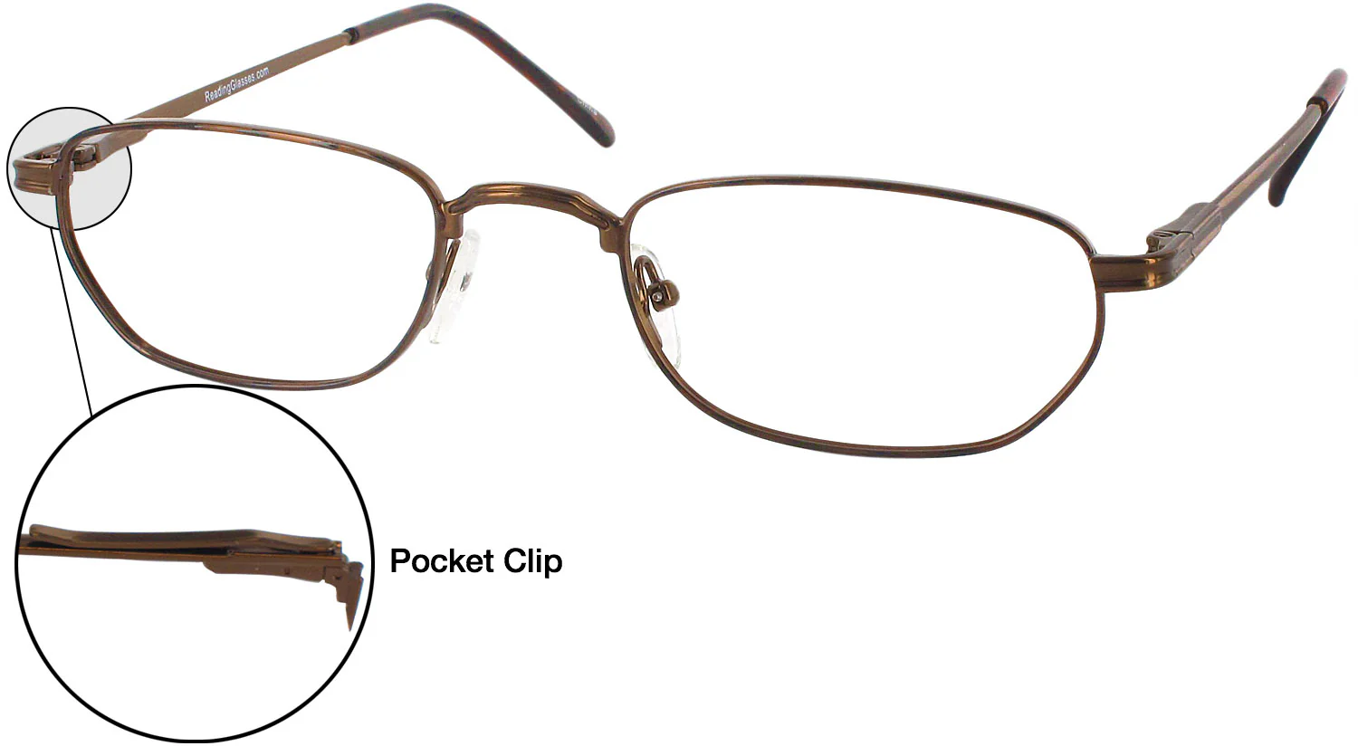 Classic Clip Single Vision Half Frame