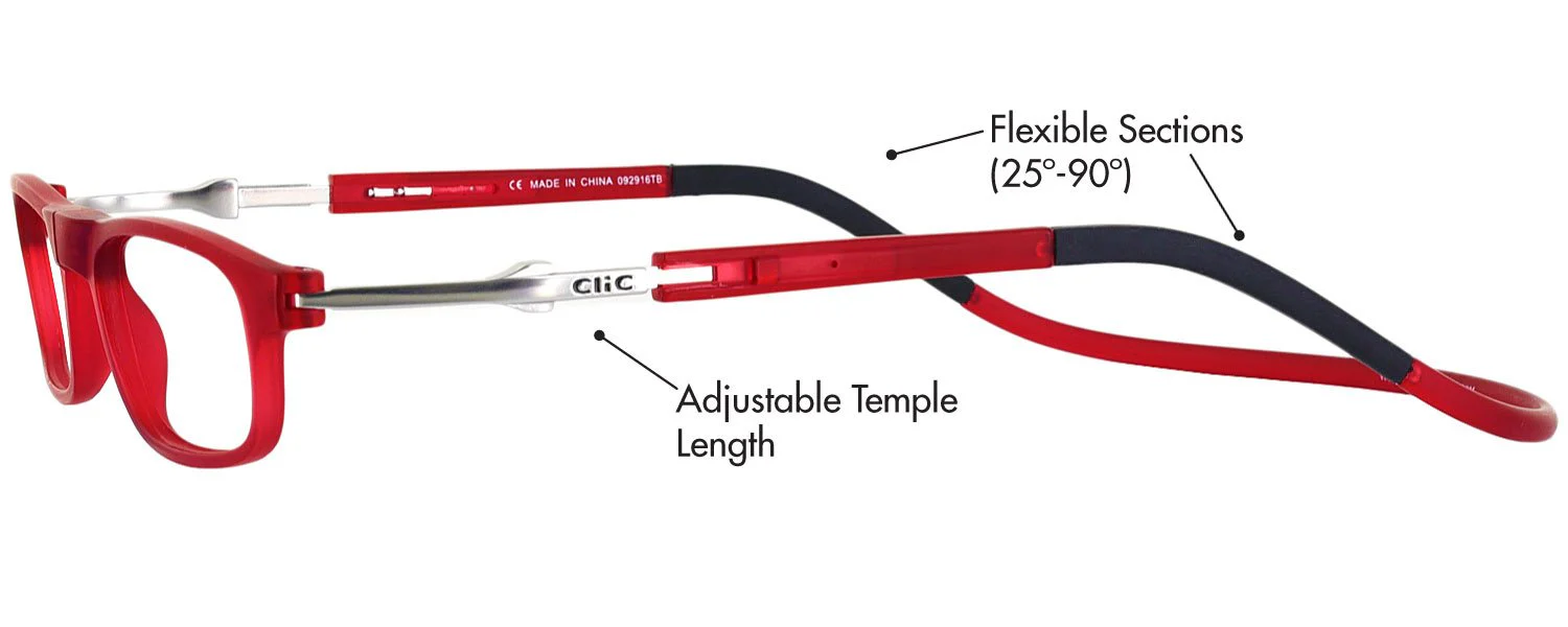 CliC FLEX RC LTDQTY Single Vision Half Frame