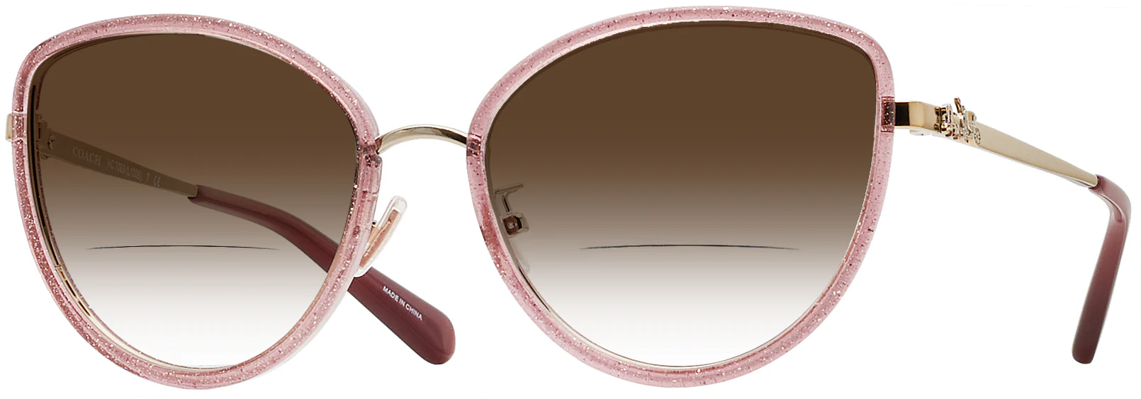 Coach 7093 w/ Gradient Bifocal Reading Sunglasses