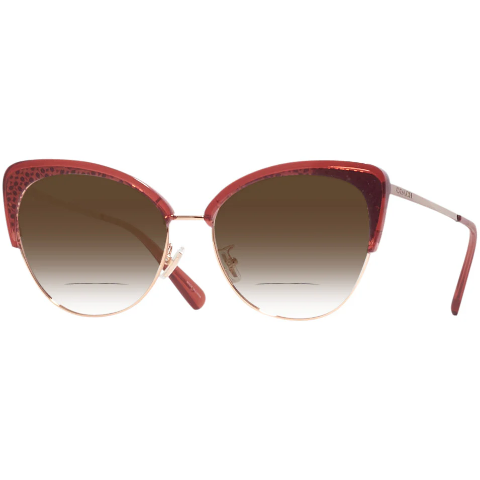 Coach 7110 w/ Gradient Bifocal Reading Sunglasses - Image 5