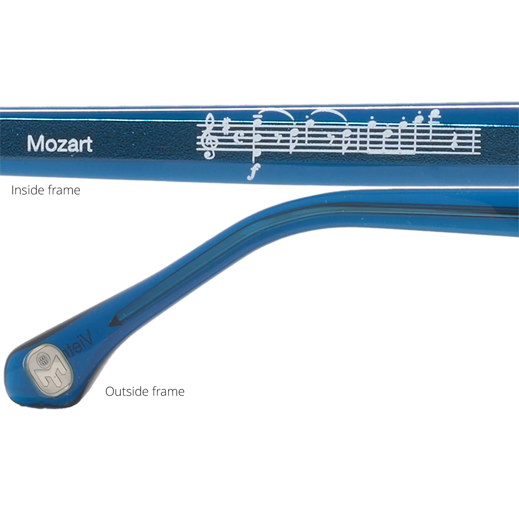 Mozart Single Vision Half Frame w/ FREE NON-GLARE - Image 48
