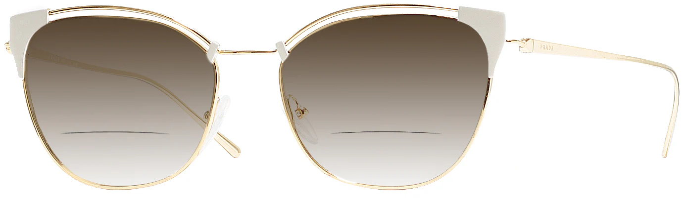 Prada 62UV w/ Gradient Bifocal Reading Sunglasses - Image 5