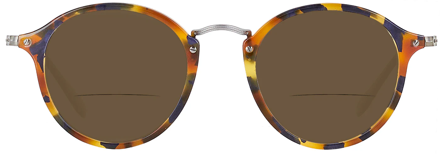 Ray-Ban 2447VL Round Fleck Bifocal Reading Sunglasses - Image 14